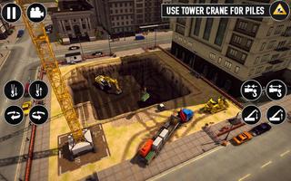 Construction Simulator 3D - Excavator Truck Games capture d'écran 2