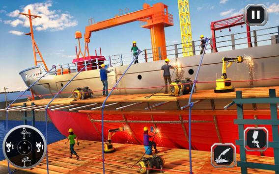 Cruise Ship Mechanic Simulator Ship Building Games screenshot 7