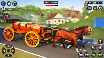 Pferdewag-Transport-Taxi-Spiel Screenshot 1