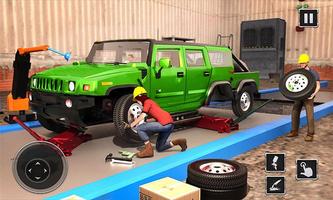 卡車建造者汽車修理技工模擬器比賽 截圖 1