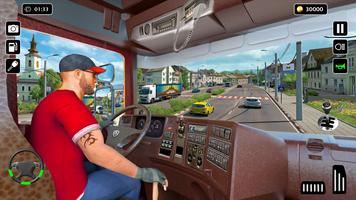 Euro-LKW-Fahrer lkw simulator Plakat
