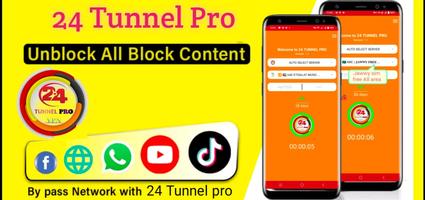 24 TUNNEL PRO الملصق