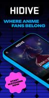 HIDIVE الملصق