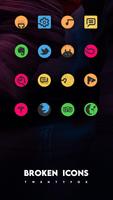 Broken Icons - Icon pack Plakat