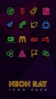 Neon Ray Icons -  Icon pack پوسٹر