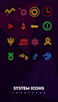 Neon Ray Icons -  Icon pack اسکرین شاٹ 2