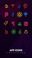 Neon Ray Icons -  Icon pack اسکرین شاٹ 3