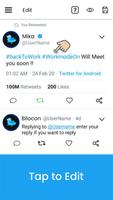 Fake Tweet-Post Creator captura de pantalla 1