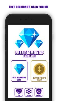 Free Diamonds Calc For Mobile Legend 2k20 poster