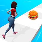 Twerk Race 3D Butt Clash Game icône