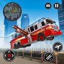APK Flying Fire Truck Simulator