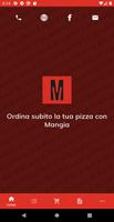Mangia la pizza plakat