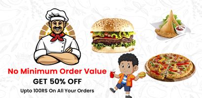 All In One Food Ordering App | Order Food Online Plakat