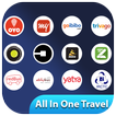 All In One Travel - 90+Hotels/Flights/Cab&Bus Apps