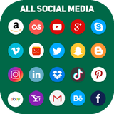 all social media apps in one app icône