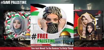 Palestine Photo Frame Affiche