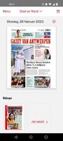 Gazet van Antwerpen - Krant 포스터