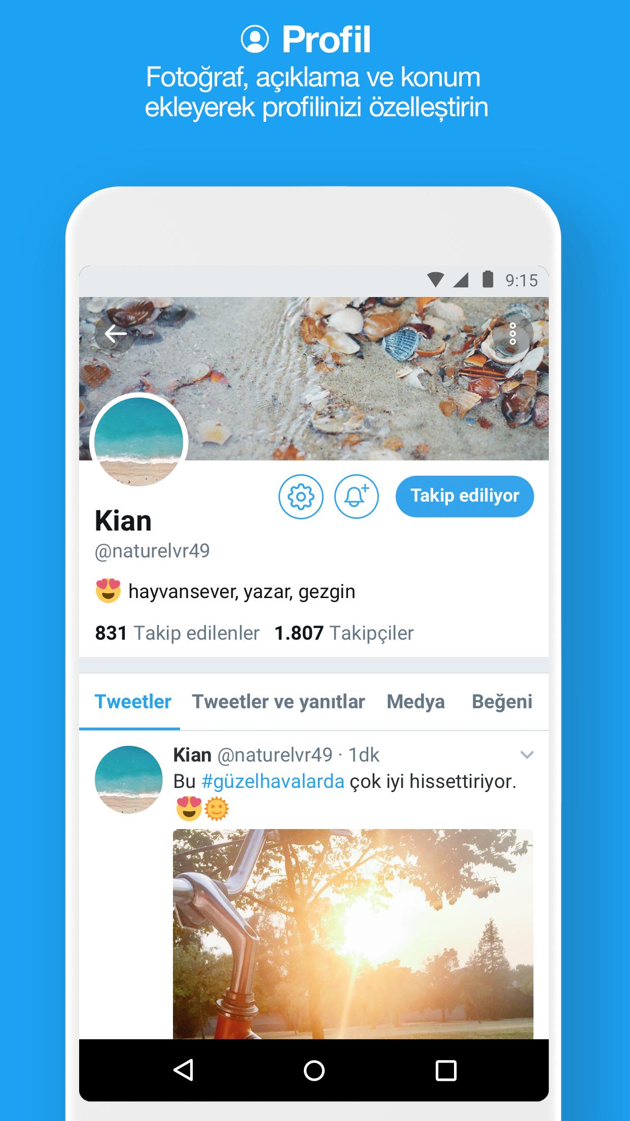 Twitter video android indir