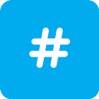 Hashtags Twitter - Get more Likes Followers biểu tượng