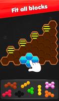 Honeycomb Hexa Block Puzzle capture d'écran 1