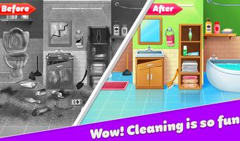 Dream Home Cleaning Game Wash Ekran Görüntüsü 2