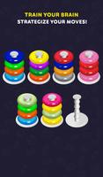 Color Hoop Stack Puzzle - Sort ảnh chụp màn hình 1