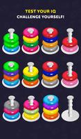 برنامه‌نما Color Hoop Stack Puzzle - Sort عکس از صفحه