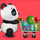 ikon Panda Supermarket Shopping Fun