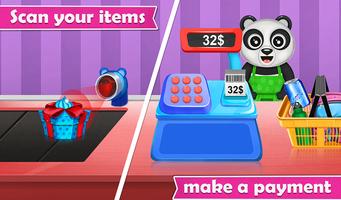 Panda Supermarket Shopping Fun imagem de tela 2