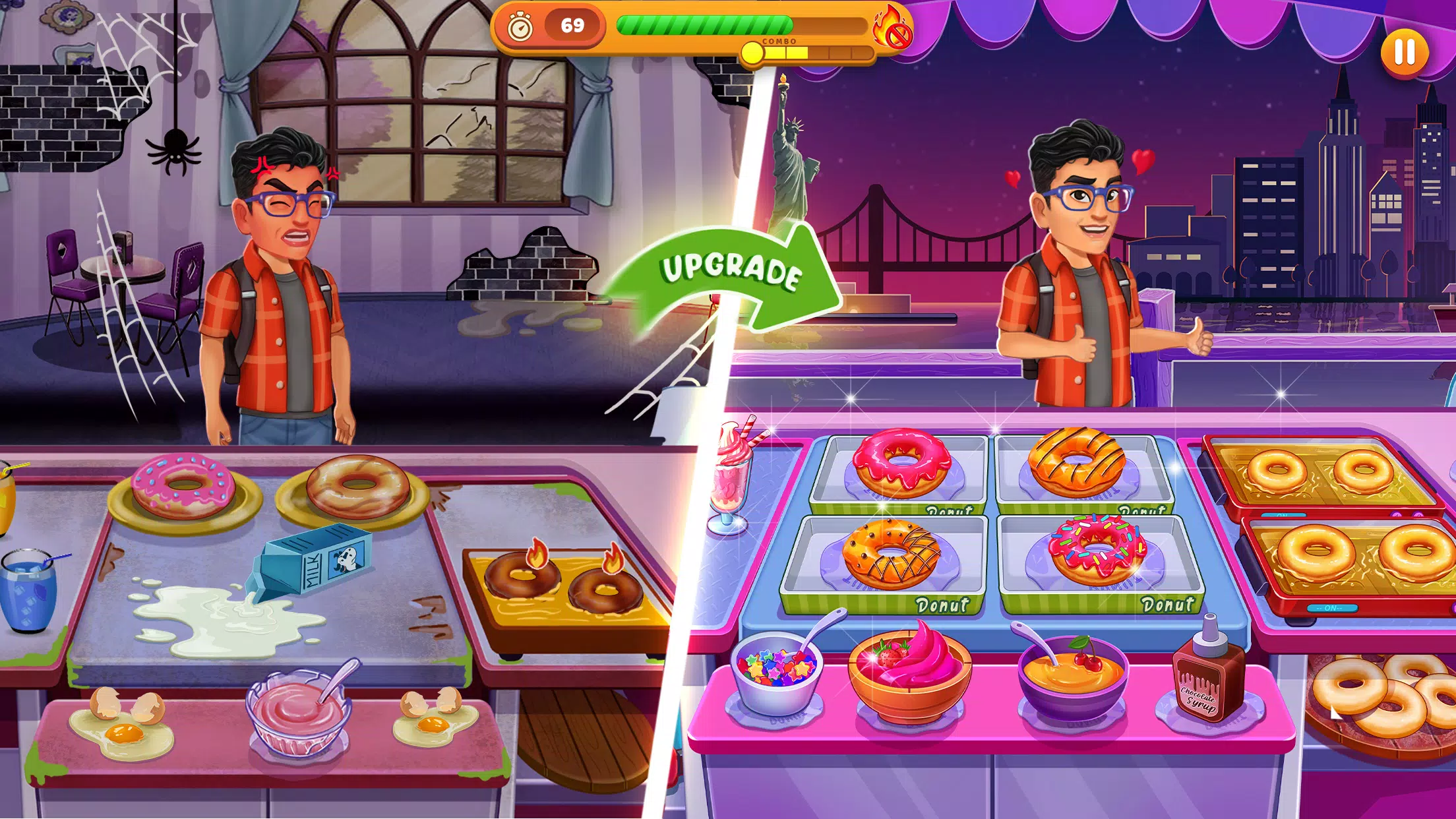 Download do APK de Cozinhar Max - jogos de comida para Android