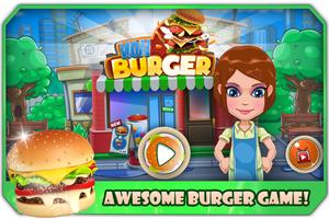 Wow Burger Shop - Free cooking game Affiche