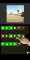 Word Puzzle Game : Drag letters and make the word Affiche