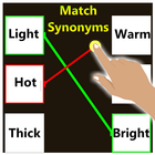 Match similar words : synonyms matching game icône
