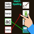 Spelling match fun with emoji icône