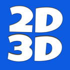 2D3D LIVE آئیکن