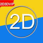 2D3D VIP icône