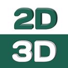 2D3D Live Vip أيقونة