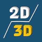 2D3D icon