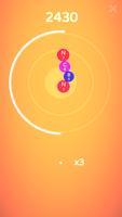 Merge Atoms - Atomic curling game capture d'écran 3