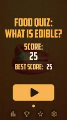 Food quiz: What is edible? APK download