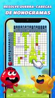 Nonogram Crossing Logic Puzzle Cartaz