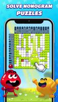 Nonogram Crossing Logic Puzzle poster