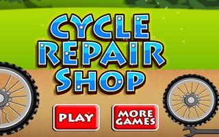 Cycle Repair Mechanic Shop Cartaz