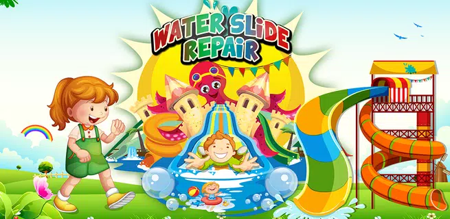 Water Slide Repair Game