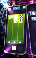 Two Dices Puzzle Affiche