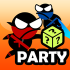 Saut Ninja Party 2 joueur jeu icône