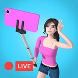 Influencer Run 3D Zeichen