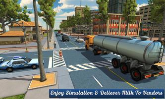 stad melk vervoer- simulator: vee landbouw screenshot 2