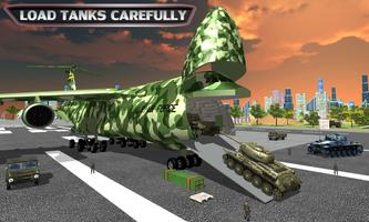 軍 貨物 飛行機 クラフト： 軍 輸送 ゲーム ポスター