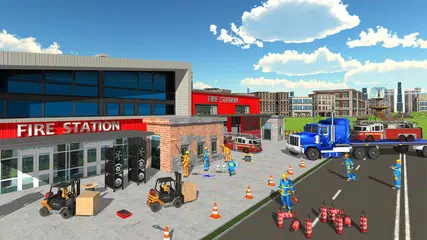 Feuerwehrmann LKW Simulator: Rettung Spiele APK Herunterladen